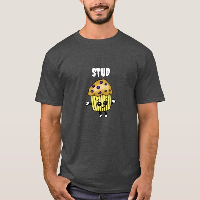 T-shirt Stud Muffin drôle Humoristique (Devant)