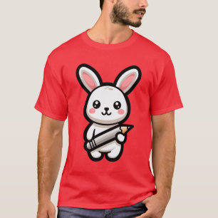 T-shirt Studieux Kawaii Bunny