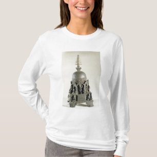 T-shirt Stupa, Pala, Nalanda, le Bihar (bronze)
