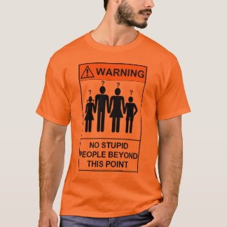 T-shirt stupide