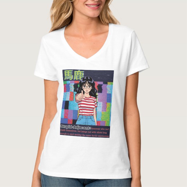 T-shirt Stupide Adjacent (Devant)