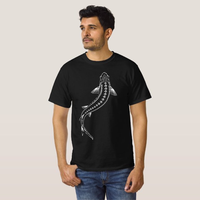 T - SHIRT - STURGEON FISH - SWIMMINGSTURGEON (Vorne ganz)