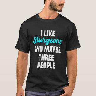 T-shirt Sturgeon Fisher Angler Pêche d'eau douce Introduct