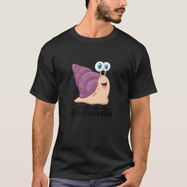 T-shirt Stututu Turbo Snail Idea For Men Man Boys Youth (Devant)