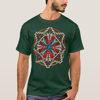 T-shirt Style amérindien Mandala 1