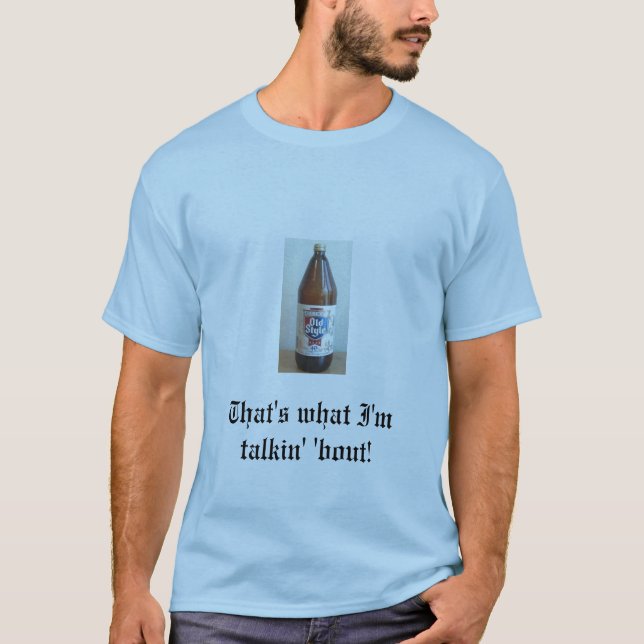 T-shirt Style ancien 40oz. (Devant)