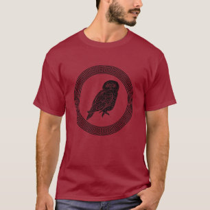 T-shirt Style antique Chouette grecque antique