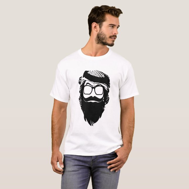 T-shirt style arabe d'homme (Devant entier)