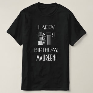 T-shirt Style Art déco inspiré 31e cérémonie d'anniver