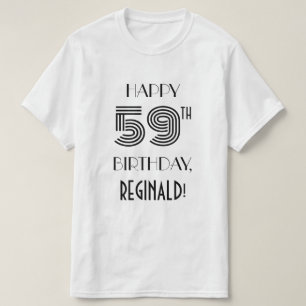 T-shirt Style Art déco inspiré 59e Anniversaire