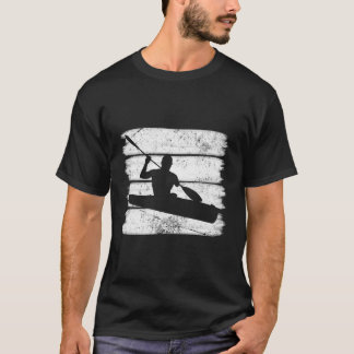 T-shirt Style Bandes Design Kayak Pour Noël