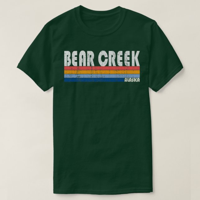 T-shirt Style Bear Creek, AK Premium1990, les années 70 80 (Design devant)