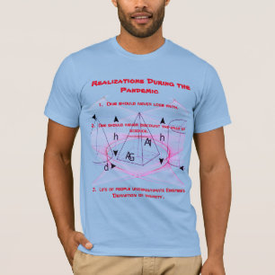 T-shirt Style - Bleu & Rouge 'Réalisations pendant la pand