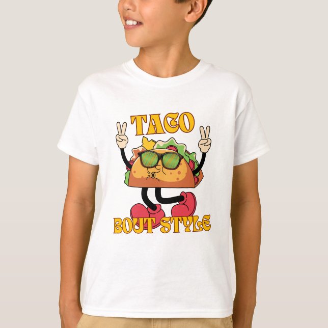 T-shirt Style Bout Taco (Devant)