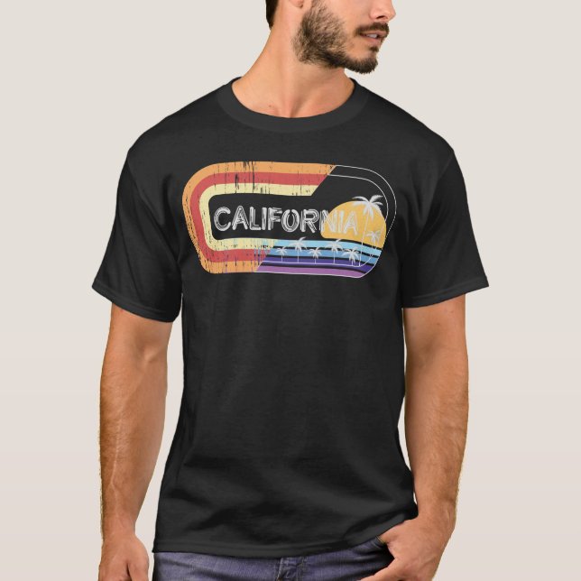 T-shirt Style California Retro Strewear (Devant)