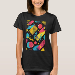 T-shirt Style classique 80s Synthwave Motif Art