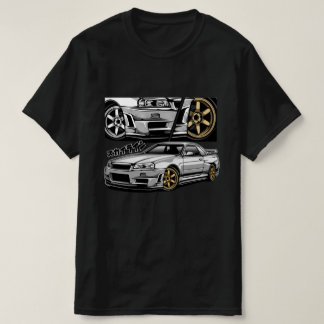 T-shirt Style comique GT-R Skyline R34