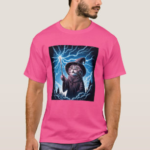 T-shirt Style comique Kitten Lover Lony Réaction Wizard Ca