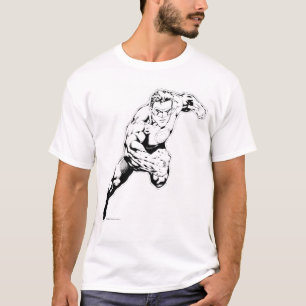T-shirt Style comique - saut rapide, noir et blanc