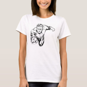 T-shirt Style comique - sonnez dans l'avant, noir et blanc