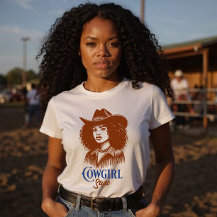 T-shirt Style Cowgirl tendance Western esthétique graphiqu