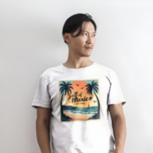 Style d'affiche de voyage Golfe du Mexique