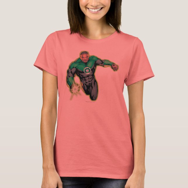 T-shirt Style de bande dessinée - Lanterne verte (Devant)