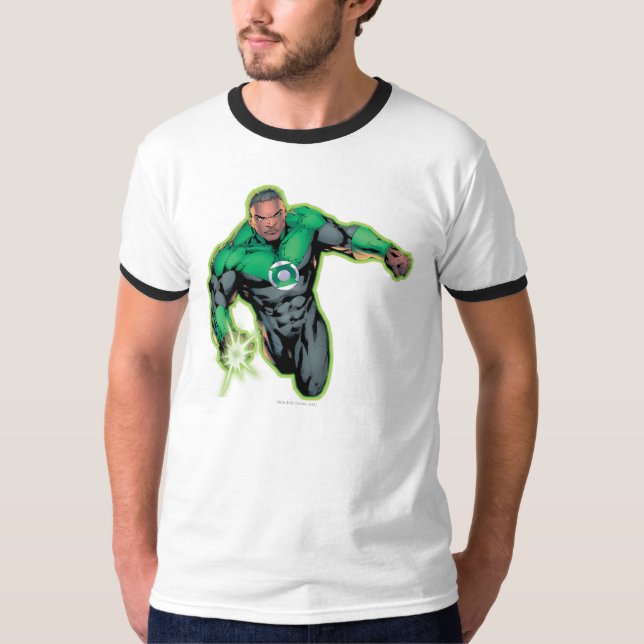 T-shirt Style de bande dessinée - Lanterne verte (Devant)