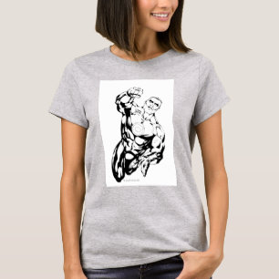 T-shirt Style de bande dessinée - Volant vers le haut, noi
