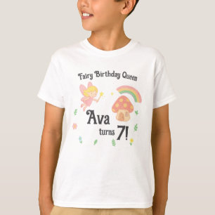 T-shirt Style de crayon modifiable – Forêt de champignons