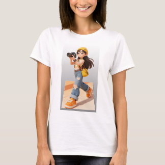 T-shirt Style de dessin 3D