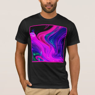 T-shirt Style de lecture couleur dynamique