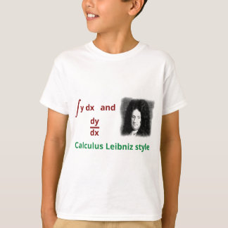 T-shirt Style de Leibniz de calcul