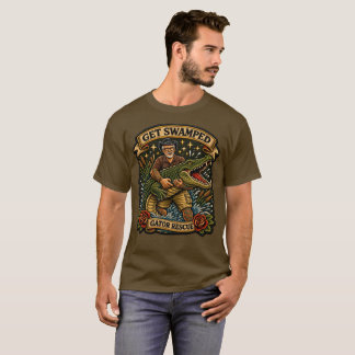 T-shirt Style de patch noyé