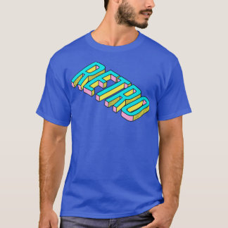 T-shirt Style des années 90 Art Word rétro