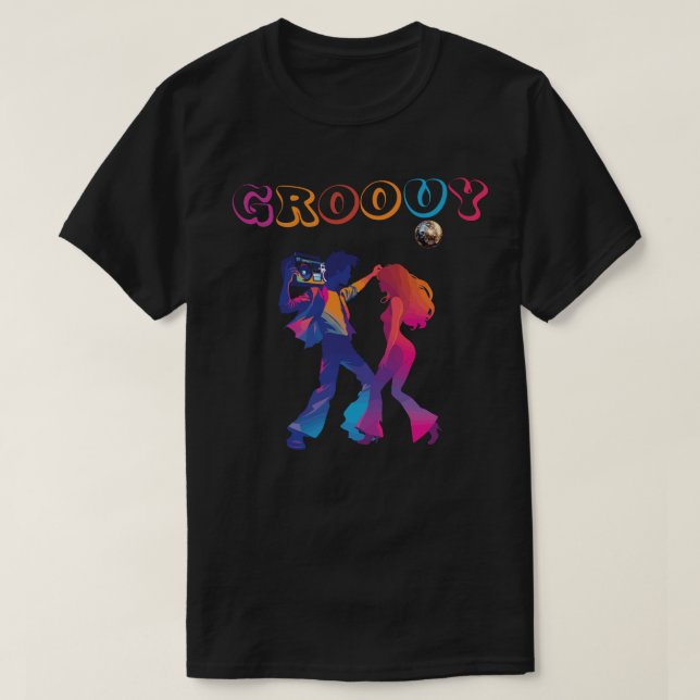 T-shirt Style Disco Rétro super (Design devant)