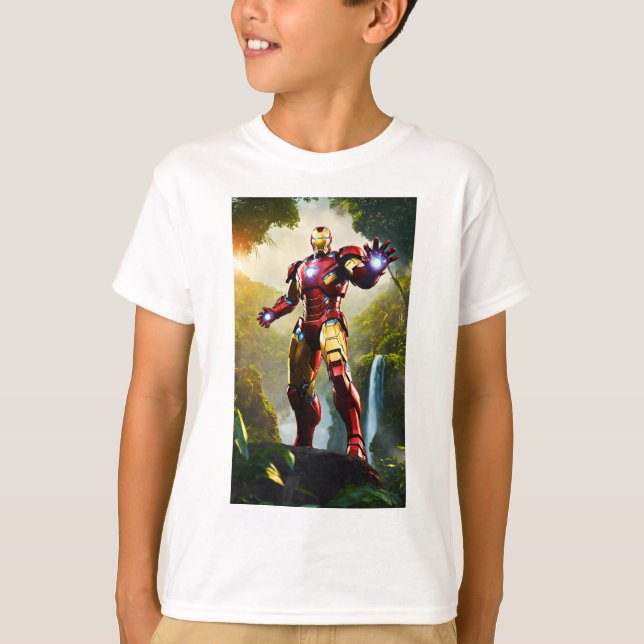 T-shirt Style emblématique Tony Stark Qualité (Devant)