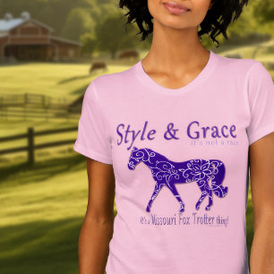 T-shirt Style et grace Missouri Fox Trotter Thing