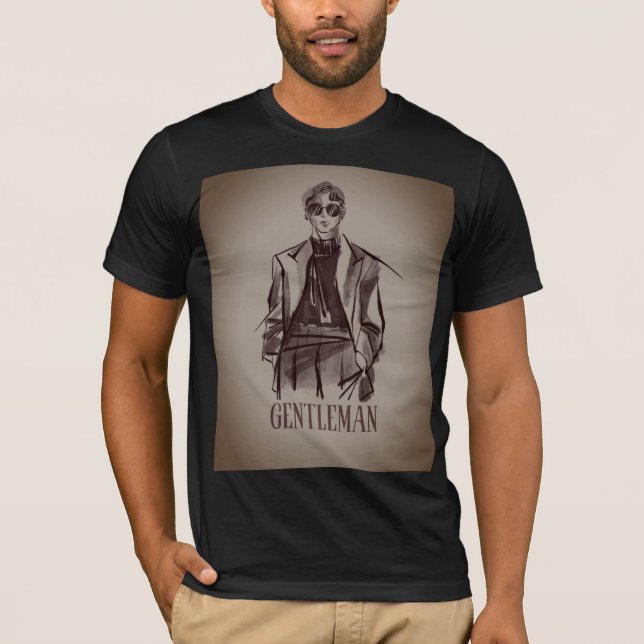 T-shirt Style Garçon blanc T-Shart (Devant)