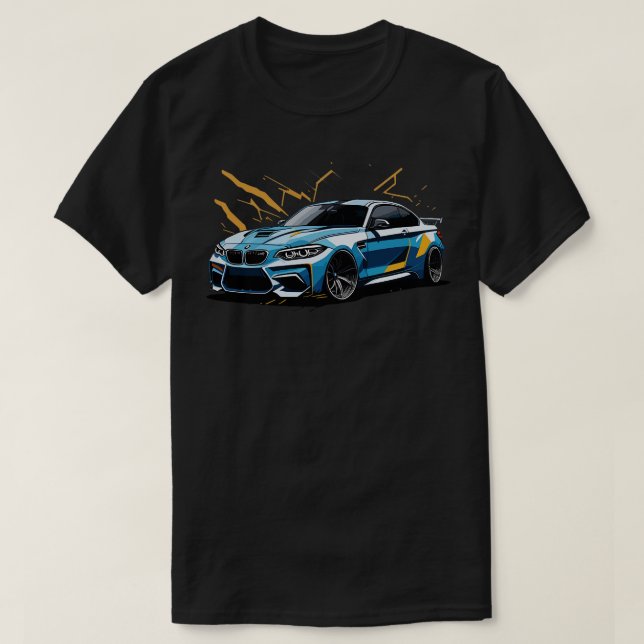 T-shirt Style Graffiti BMW M2 f87 (Design devant)