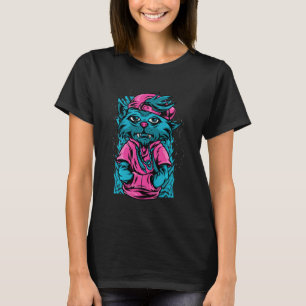 T-shirt Style Graffiti urbain Street Chat T Cool Hip hop T