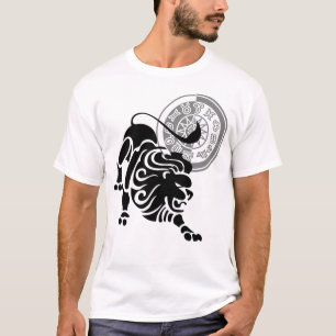 T-shirt Style grec Leo Lion Zodiac Graphique
