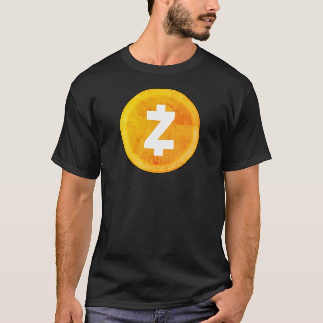 T-shirt style icône zcash (Devant)