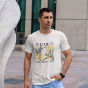 T-shirt Style ivre Shaolin