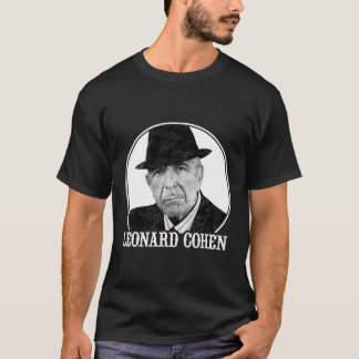 T-shirt Style Leonard Cohen Art 60s