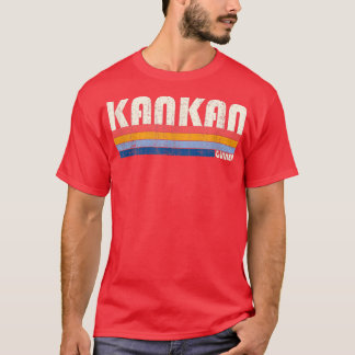 T-shirt Style les années 70 80s rétro Vintage Kankan, Guin
