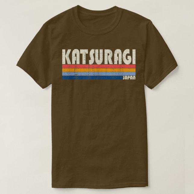 T-shirt Style les années 70 80s Style Katsuragi, Japon (Design devant)