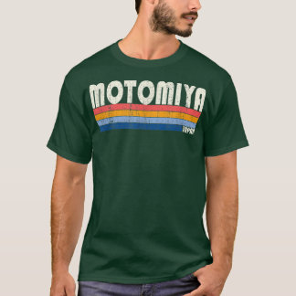 T-shirt Style Motomiya les années 70 80s rétro, Japon