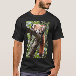 T-shirt Style Panda Rouge Chaleur