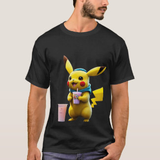 T-shirt Style Pika : Tee Vibes Électriques"